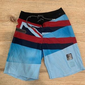 Boys Quiksilver Boardshorts Hawaii size 22 (purchased in Hawaii)